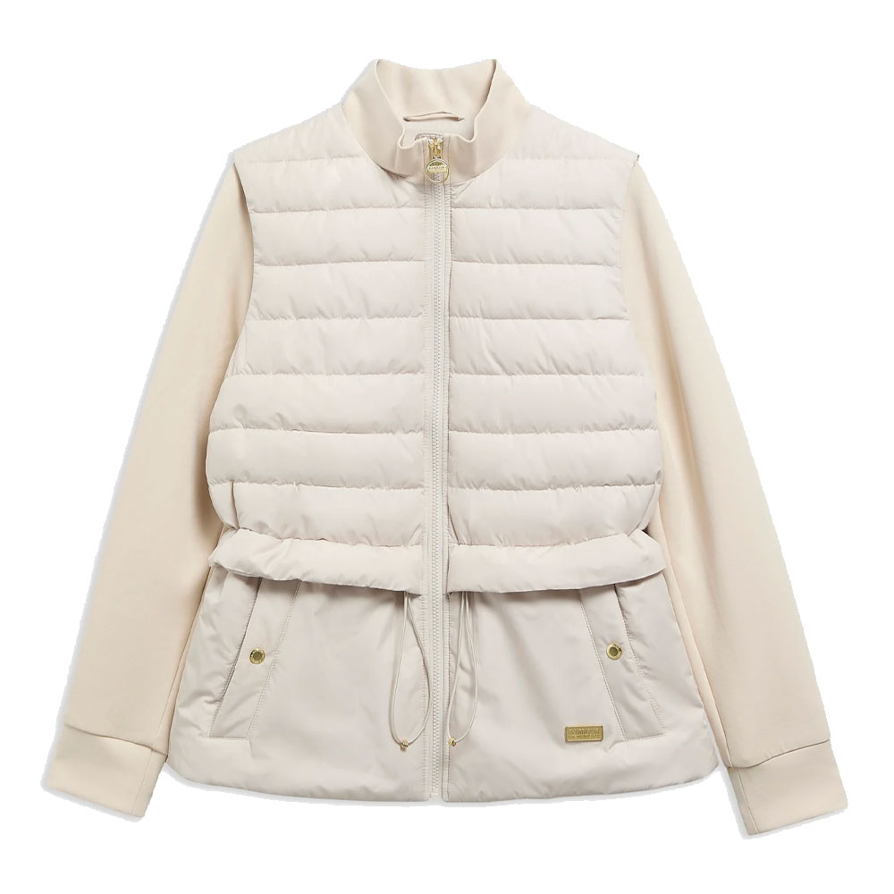 Damesjas Quilted Sweat Moonbeam | Barbour International