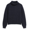 Damestrui Ambleside Cable Navy | Barbour