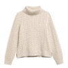 Damestrui Ambleside Cable Oatmeal | Barbour
