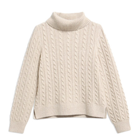 Damestrui Ambleside Cable Oatmeal | Barbour