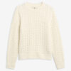 Damestrui Ashdown Cable Ecru | Barbour