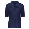 Damestrui Cable Polo collar Navy | Bloomings