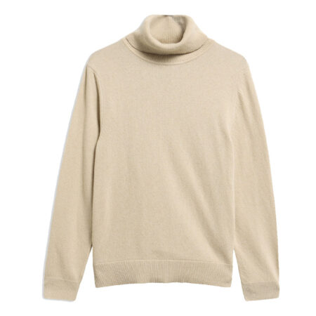 Damestrui Pendle Roll Collar Honey/ Birchwood | Barbour