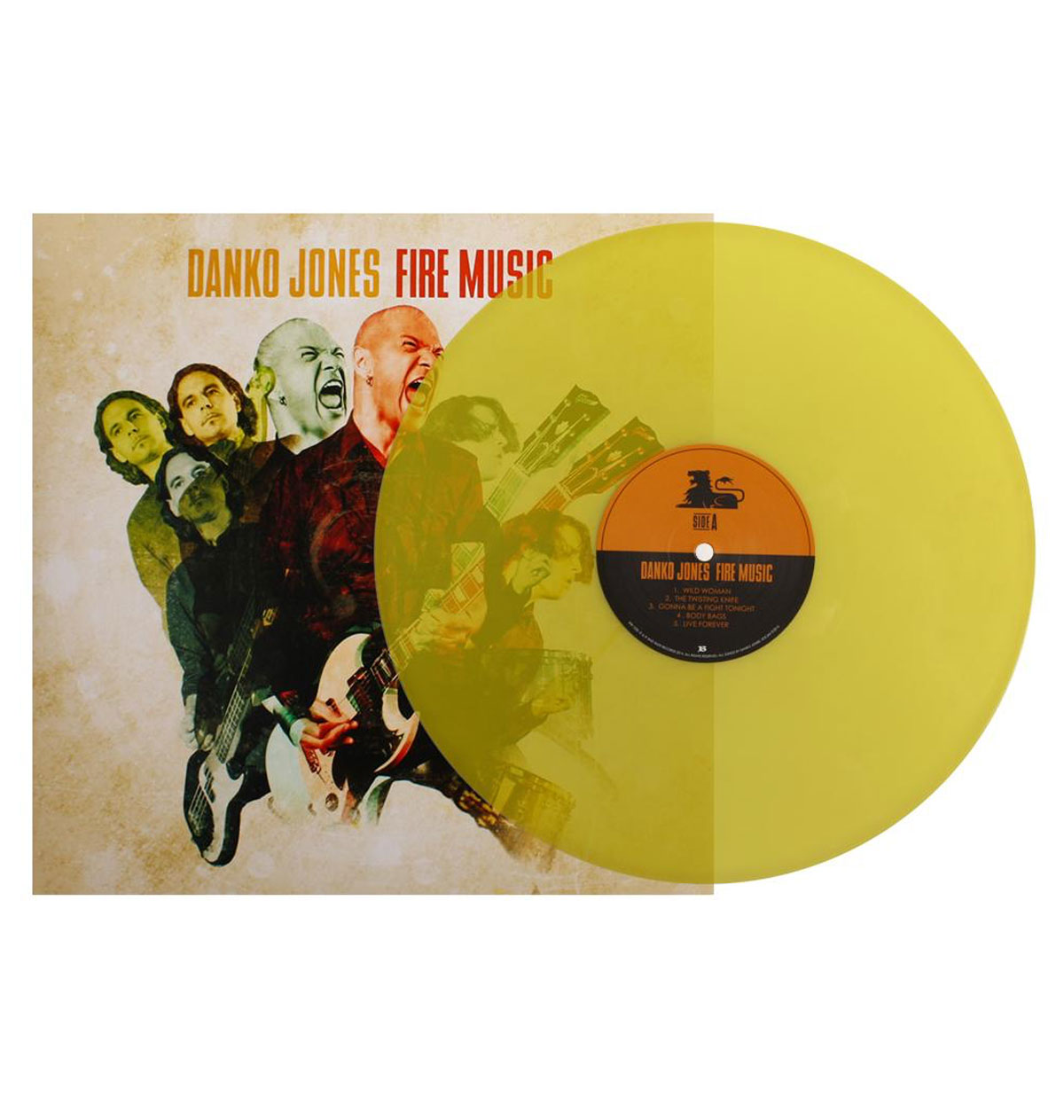Danko Jones - Fire Music LTD Yellow Vinyl LAATSTE STUKS | 10% korting (LP) | Fiftiesstore