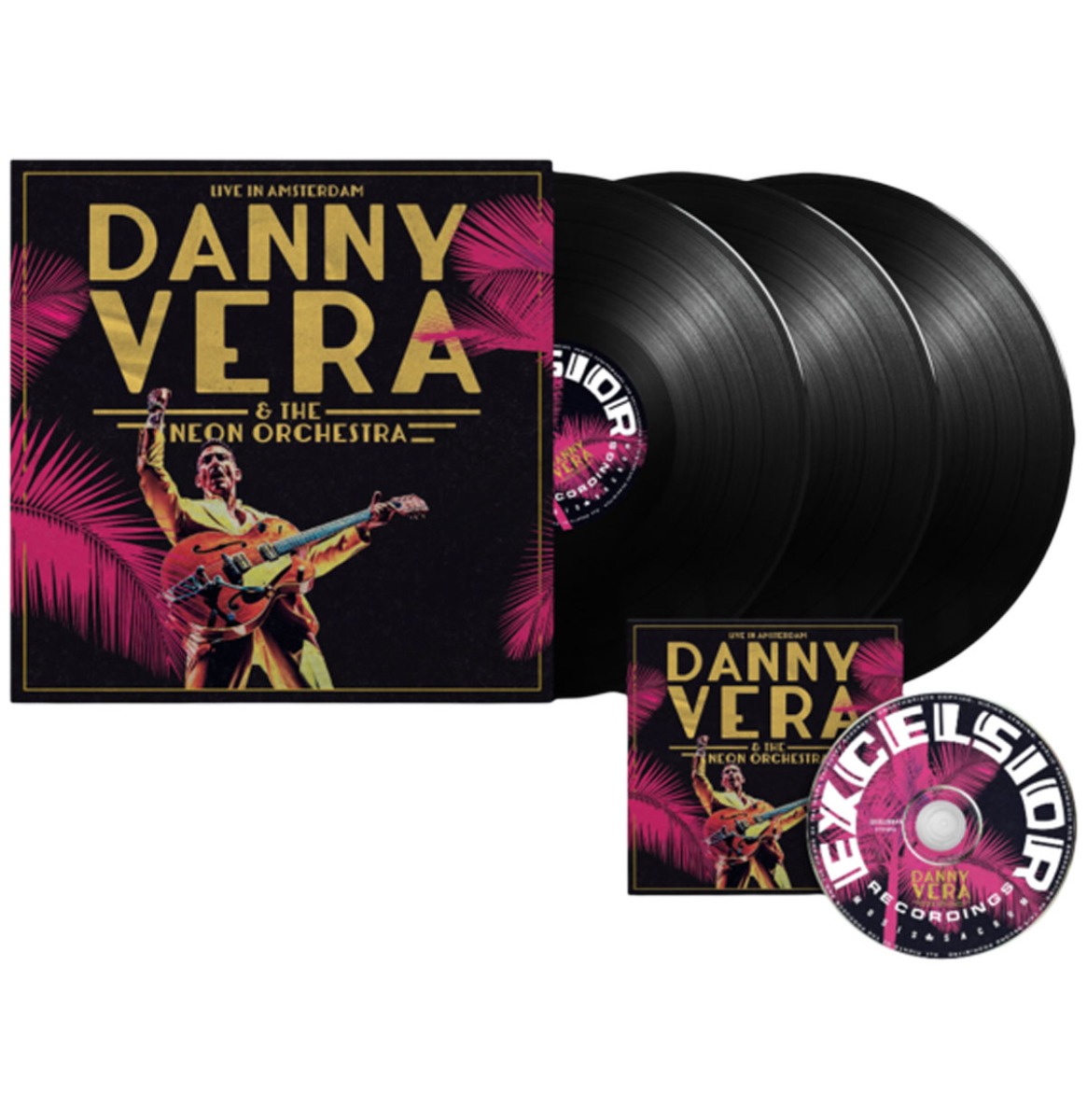 Danny Vera & The Neon Orchestra - Live At Ziggo Dome 3 + Blu-Ray (LP) | PMD - Danny Vera