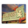 Dave's Coffee Shop by Larry Grossman Zwaar Metalen Bord | 17% korting | Bennies Fifties