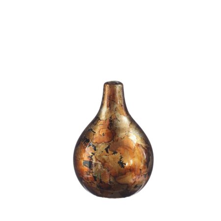 Dazzle vaas Ø12xH18cm koper goud | Ideas 4 Seasons