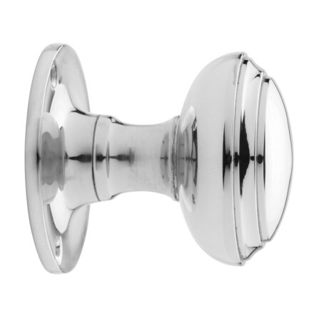 De Oude Deurklink Deurknop 55mm - Rond draaibaar nikkel | De Oude Deurklink