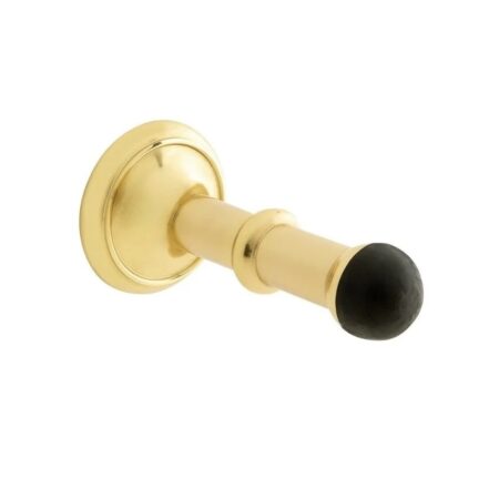 De Oude Deurklink Klassieke deurstopper messing gelakt | De Oude Deurklink