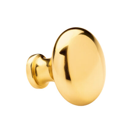 De Oude Deurklink Meubelknop 38 mm - messing gelakt | De Oude Deurklink