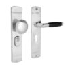 De Oude Deurklink Retro buitendeurbeslag knop/klink PC55 mat nikkel | De Oude Deurklink