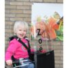 De naam van uw kind op een Windscherm |