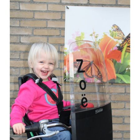 De naam van uw kind op een Windscherm |