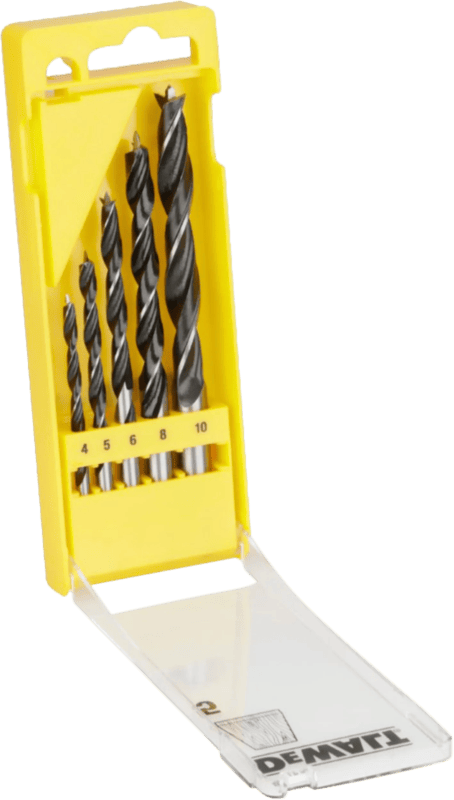 DeWalt 5-delige Houtspiraalboor Cassette