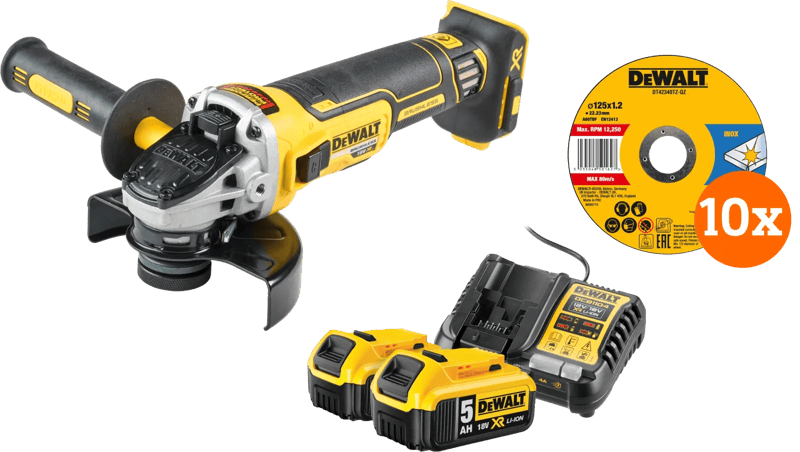 DeWalt DCG405NT-XJ 5