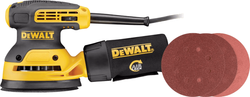 DeWalt DWE6423-QS + Bosch Schuurschijf 125 mm K80