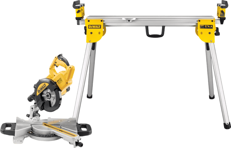 DeWalt DWS773-QS + onderstel