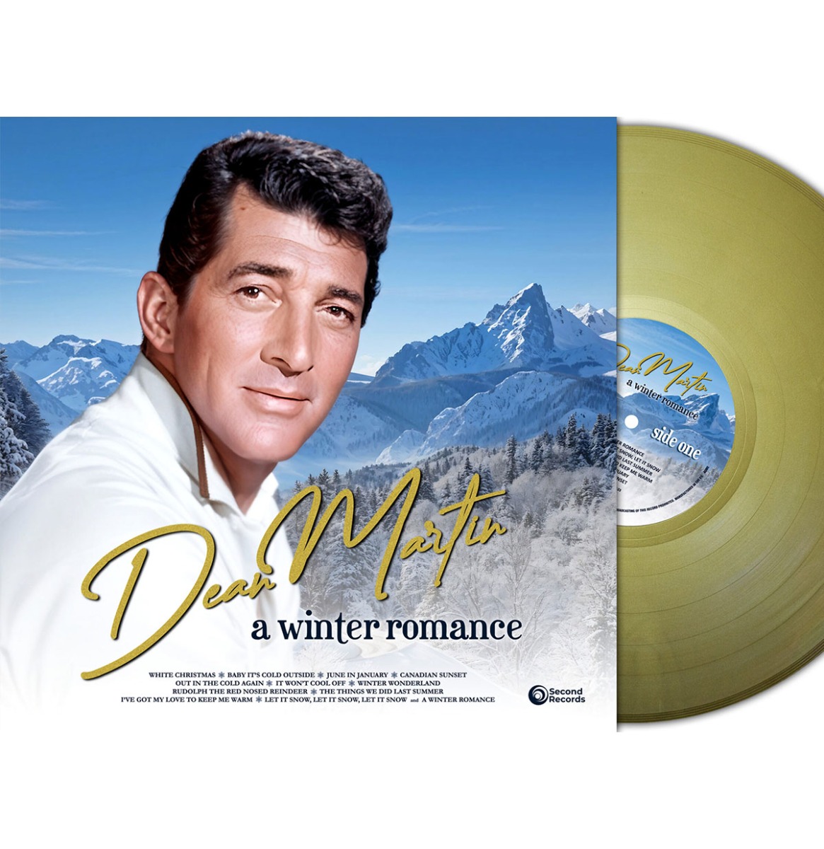 Dean Martin - A Winter Romance (Goud Gekleurd Vinyl) (LP) | Fiftiesstore