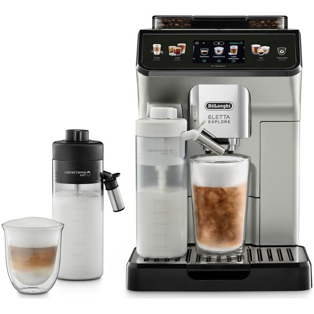 De'Longhi ECAM450.65S Eletta Explore Cold Brew Volautomaat Zilver | DeLonghi