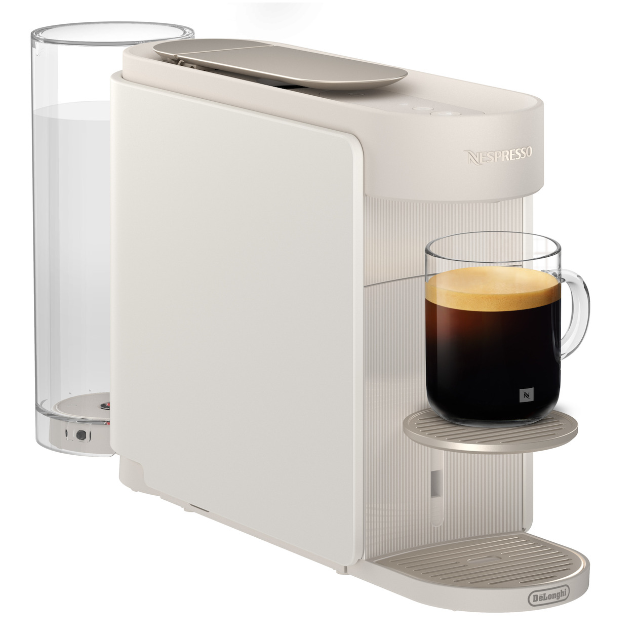 De'Longhi Nespresso Vertuo Up ENV200.WAE met melkschuimer Nespresso Wit | DeLonghi