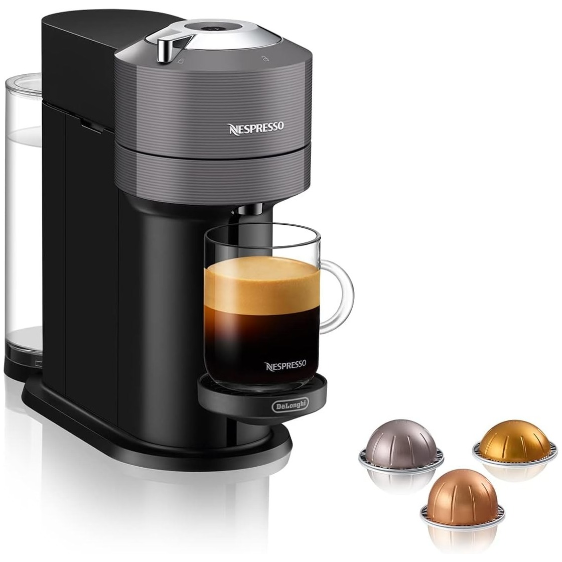 De'Longhi VERTUO NEXT ENV120.GY Nespresso Grijs | DeLonghi