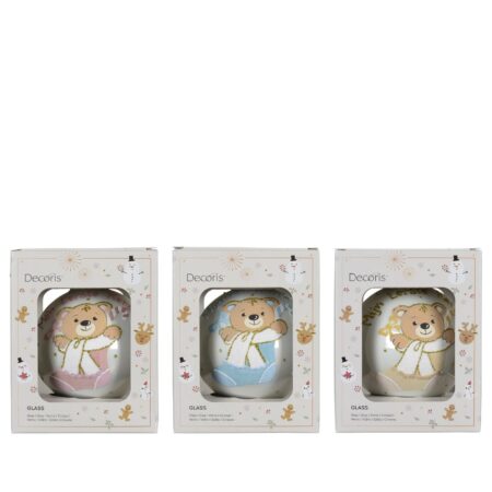 Decoris Kerstbal Eerste Kerst glas | Decoris