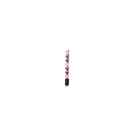 Decoris Kerstballen glas Ø3cm 9x roze | Decoris