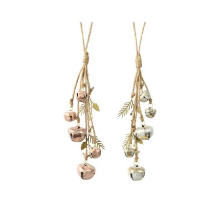 Decoris Kersthangerklokjes H28cm | Decoris