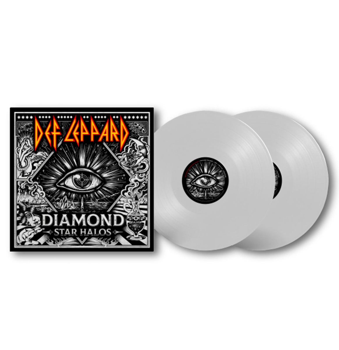 Def Leppard - Diamond Star Halos (Clear Vinyl) 2 LAATSTE STUKS | 18% korting (LP) | Fiftiesstore