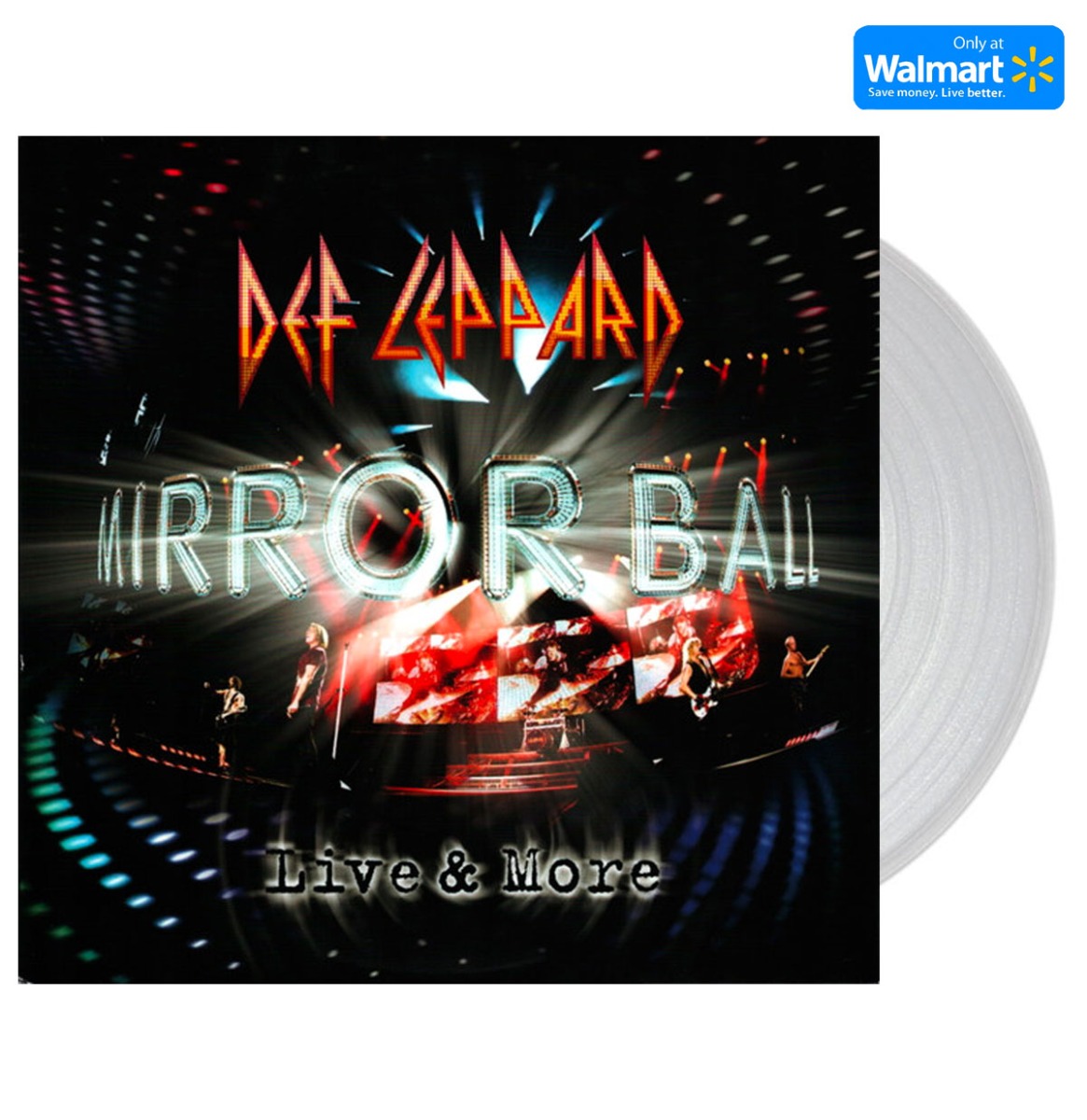 Def Leppard - Mirror Ball Live & More (Clear Vinyl) (Walmart Exclusive) 3 LAATSTE STUKS | 15% korting (LP) | Fiftiesstore