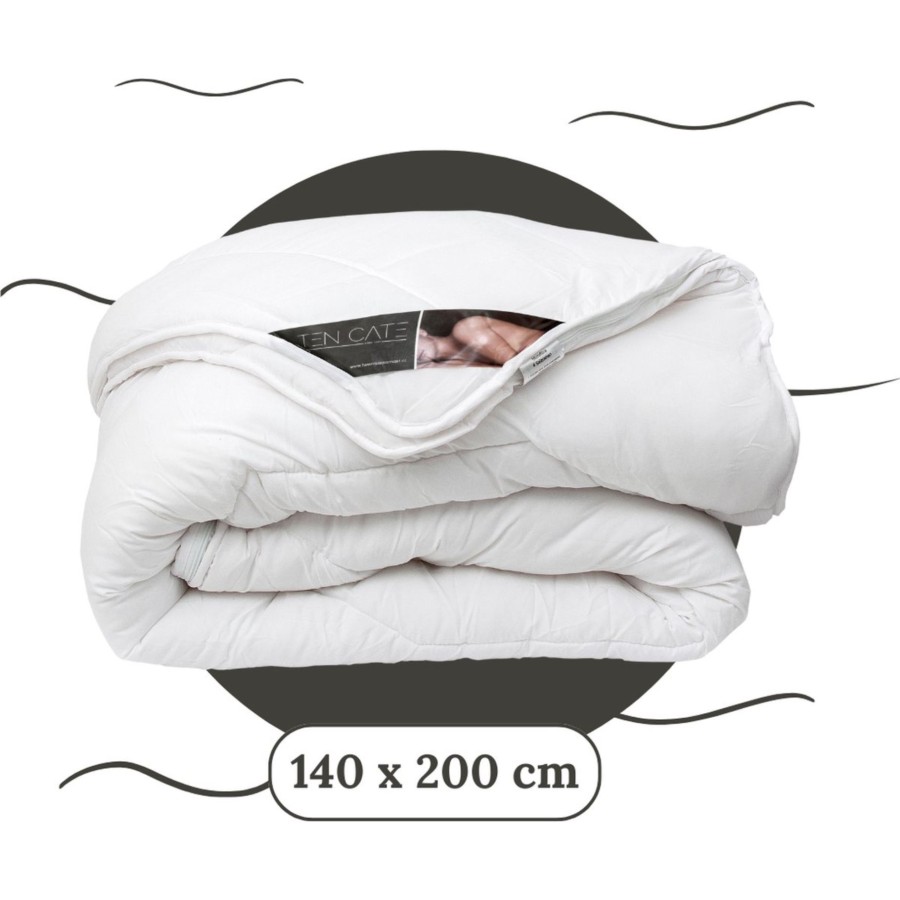 Dekbed 140x200 Cm 4-seizoen + Drukknopen Ten Cate Luxury |