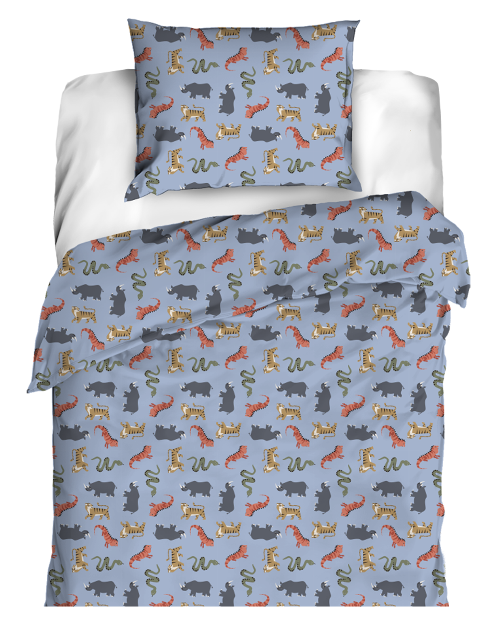 Dekbedovertrek set - Blauw | Zeeman