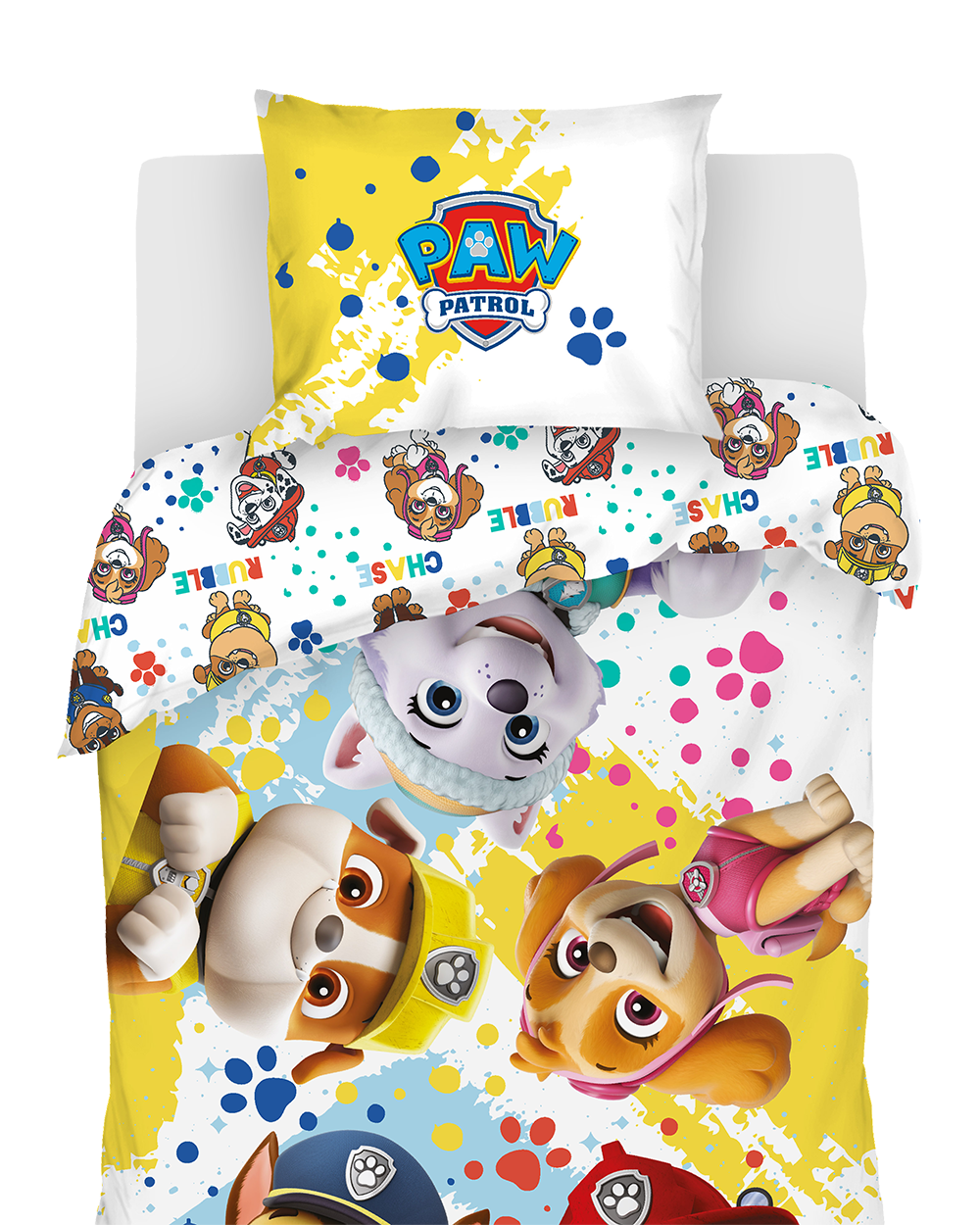 Dekbedovertrek set - Wit | Paw Patrol