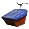 Dekzeil Bakfiets Kort Blauw | de Poort