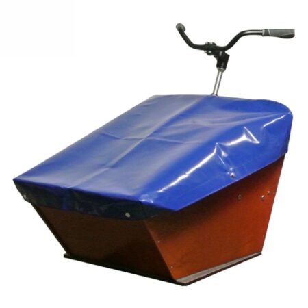 Dekzeil Bakfiets Kort Blauw | de Poort
