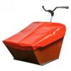 Dekzeil Bakfiets Kort Rood | de Poort