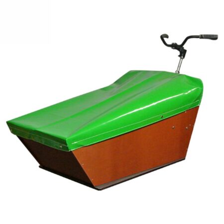 Dekzeil Bakfiets Lang Appelgroen | de Poort