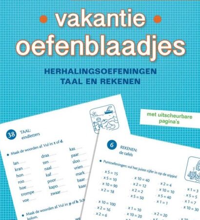 Deltas Vakantie oefenblaadjes groep 5 | Deltas