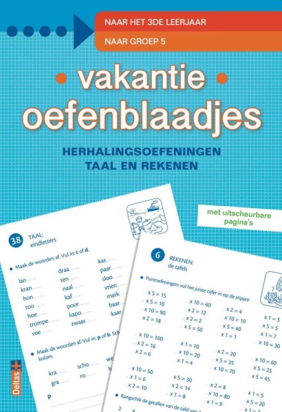 Deltas Vakantie oefenblaadjes groep 5 | Deltas
