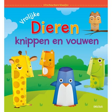 Deltas Vrolijke dieren knippen en vouwen | Deltas