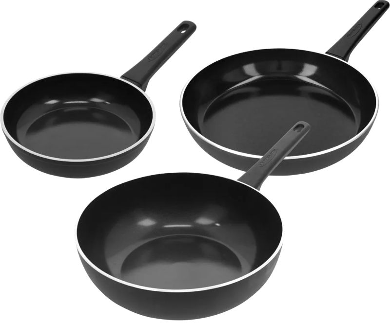 Demeyere Alu Cosi 3 Keramische Koekenpannenset 24 + 28 + Wokpan 28 cm