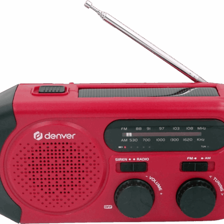 Denver SCR-2010 Noodradio Rood