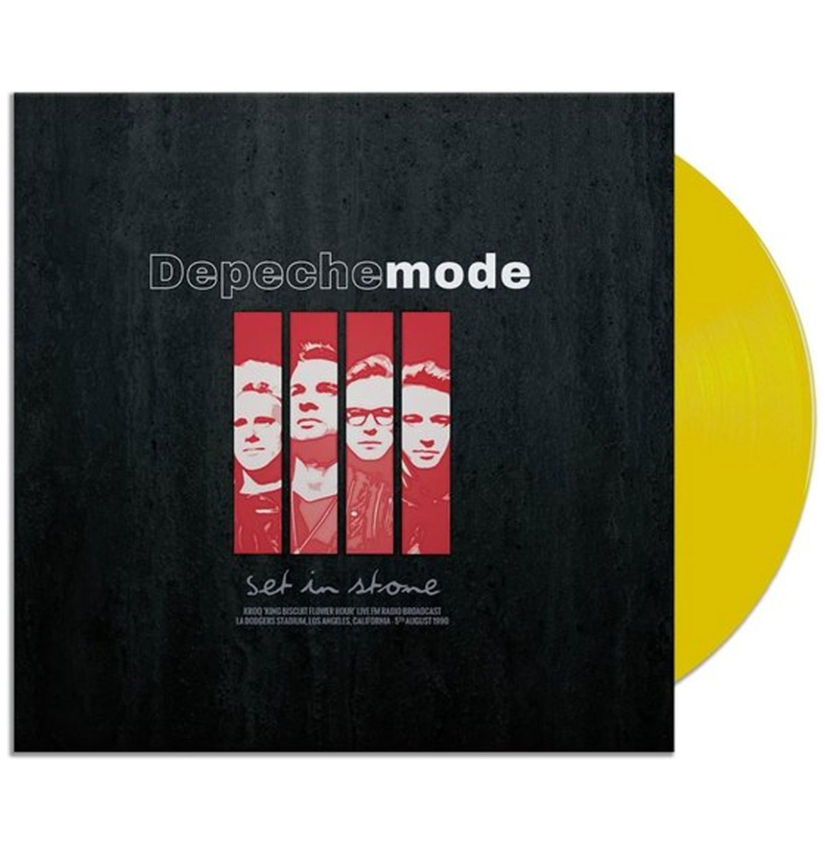 Depeche Mode - Set In Stone (Geel Vinyl) (LP) | Fiftiesstore