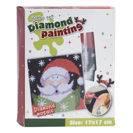 Diamant Painting Kerst 17x17cm |