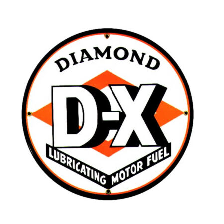 Diamond D-X Emaille Logo Bord 12" / 30 cm | Fiftiesstore
