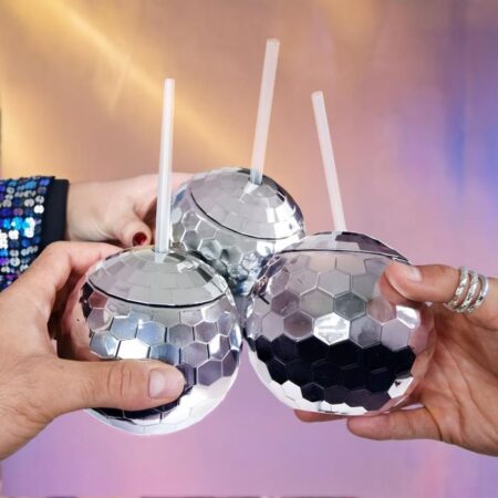 Discobal bekers - Disco Ball Cups - Opvallende Feest Drinkbekers - Set van 3 | MikaMax