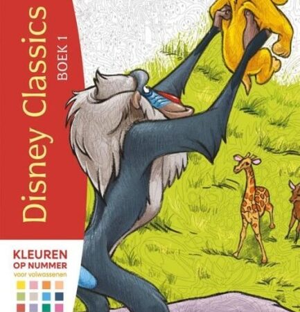 Disney Classics Boek 1 - Kleuren Op Nummer Voor Volwassenen | Deltas