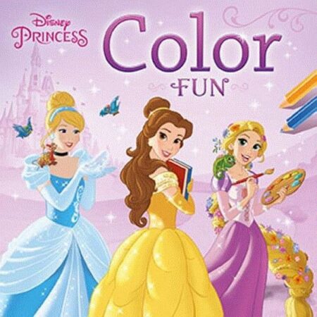 Disney Color Fun Princess Kleurboek | Deltas