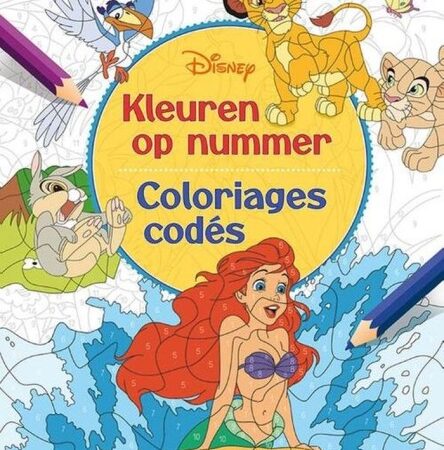 Disney Kleuren Op Nummer | Deltas