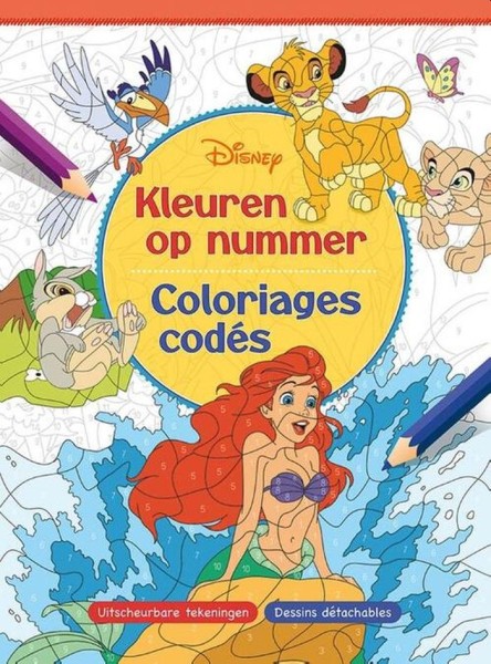 Disney Kleuren Op Nummer | Deltas
